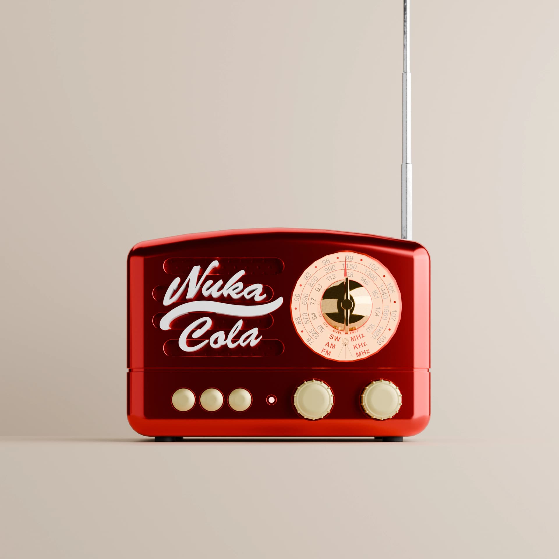 Nuka-Cola Radio - Retro Bluetooth Radio with vintage game-inspired design